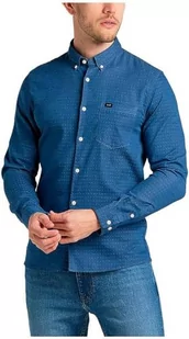 Lee Męska koszula Slim Button DOWN Shirt, Lake Blue, rozmiar XXL - Koszule męskie - miniaturka - grafika 1
