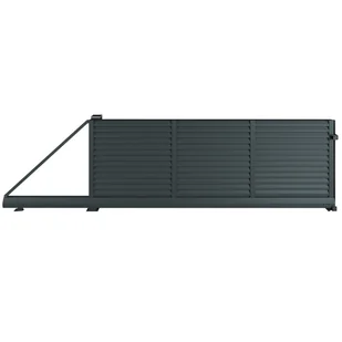 Wiśniowski Brama przesuwna AW.10.202 4x1,5 m lewa antracytowa automat - Ogrodzenia Wiśniowski Brama przesuwna AW.10.202 4x1,5 m lewa antracytowa automat - Ogrodzenia - miniaturka - grafika 1