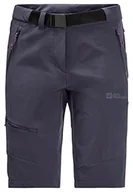 Spodenki damskie - Jack Wolfskin Ziegspitz szorty grafitowe 36 - miniaturka - grafika 1