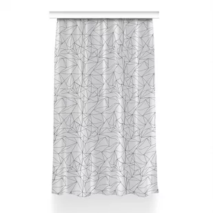 Gotowa zasłona do salonu 150x240 Proste trójkąty, Fabricsy - Zasłony - miniaturka - grafika 1