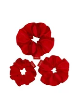 Ozdoby do włosów - GLOV Scrunchies 3 Pack S/M/L - Red Gumka do włosów 3 szt. - miniaturka - grafika 1