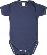 Body dla niemowląt - Body KRÓTKI rękaw GRANAT r 62 KLEKLE - miniaturka - grafika 1