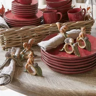 Przybory do gotowania - Obrączka na serwetki, zestaw 6 szt. Forest Friends - miniaturka - grafika 1