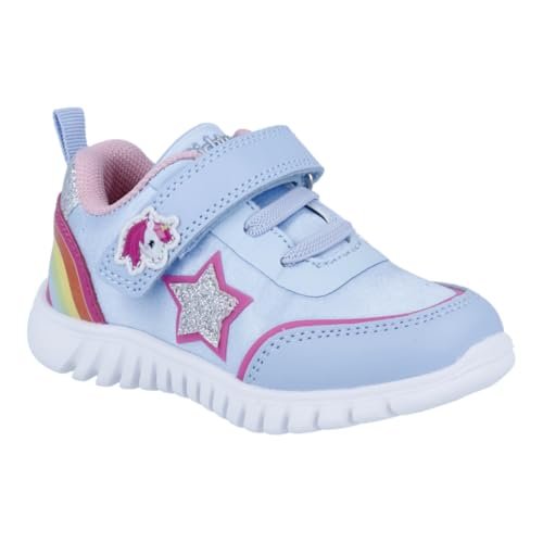 Richter Buty dziecięce dla chłopców i dziewczynek, Wallaby Sneaker, Sky/różowe/Rainbow/SIL, 26 EU