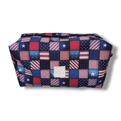 Kosmetyczki, organizery i kuferki - Kosmetyczka męska wodoodporna saszetka podróżna etui organizer flagi - miniaturka - grafika 1