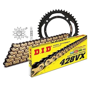 Zestaw łańcuchów DID stal 428VX / 112 zapięcie na klips do KTM SX 65 ccm rok prod. 2012-2015 - Części motocyklowe - miniaturka - grafika 1