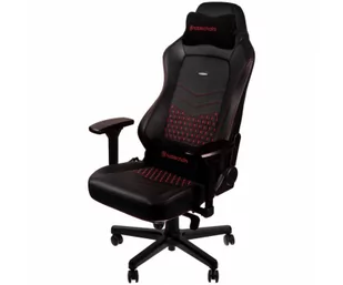 noblechairs Fotel gamingowy noblechairs HERO naturalna skóra czarny czerwone obszycie NBL-HRO-RL-BRD - Fotele gamingowe - miniaturka - grafika 1