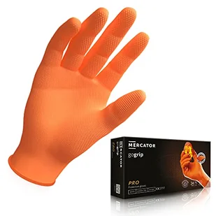 MERCATOR Rękawiczki GoGrip orange MERCATOR 50 szt. rozm XL RP30025005_001 - Rękawiczki jednorazowe - miniaturka - grafika 2