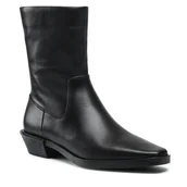 Botki damskie - Botki Gino Rossi V803-02-1 Czarny - miniaturka - grafika 1