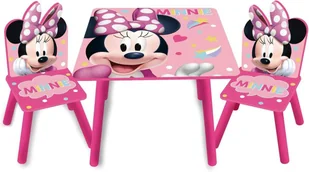 DISNEY MYSZKA MINNIE MIKI STOLIK 2 KRZESŁA DZIECI - Zestawy mebli dla dzieci - miniaturka - grafika 1