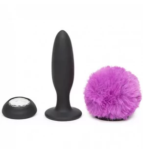 Happy Rabbit Happy Rabbit Rechargeable Vibrating Butt Plug Black-Pink Small - Korki analne - miniaturka - grafika 2