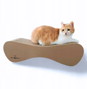 DRAPAK DLA KOTA KARTONOWY DUŻY 70x23x24 cm Mruu&Pruu - Drapaki dla kotów - miniaturka - grafika 1