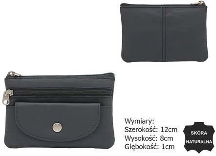 Loren skórzane etui na klucze 34801-ACL-9837 Navy