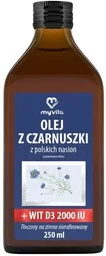 Olej z Czarnuszki z Witaminą D3, MyVita, 250ml - Olej spożywczy - miniaturka - grafika 1