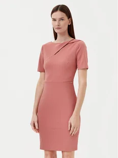 Calvin Klein Sukienka koktajlowa K20K208174 Różowy Regular Fit - Sukienki - miniaturka - grafika 1