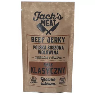 Suszona wołowina Jack''s Meat smak klasyczny 30 g - Zdrowa żywność - miniaturka - grafika 1
