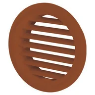 Kratki wentylacyjne - Kratka wentylacyjna drzwiowa 47 mm centralna brązowa - miniaturka - grafika 1