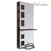 Meble fryzjerskie - Gabbiano konsola fryzjerska B058 venge - miniaturka - grafika 1