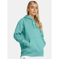 Bluzy damskie - Bluza fitness damska UNDER ARMOUR Rival Fleece z kapturem - miniaturka - grafika 1