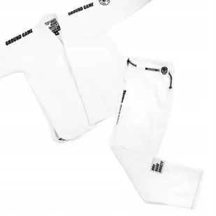 Ground Game Kimono/Gi BJJ Gamer 2.0 Białe A3L - Kimona, stroje i obuwie - miniaturka - grafika 1