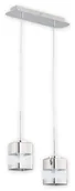 Lampy sufitowe - Lemir Chroms lampa wisząca 2-punktowa O2612 W2 CH O2612 W2 CH - miniaturka - grafika 1
