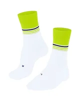 Skarpetki damskie - FALKE Mężczyźni Skarpety do biegania RU4 Endurance Cool M So materiał funkcyjny przeciw pęcherzom cienkie 1 Para, Biały White 2002 Stripe, 44-45 - miniaturka - grafika 1