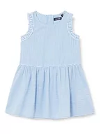 Sukienki - Blue Seven Dziewczęca sukienka dziecięca, niebieska, w paski, oryginał, 6 lat, Niebieski w paski, Orig, 116 cm - miniaturka - grafika 1
