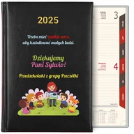 Notesy i bloczki - KALENDARZ NOTES A5 2025 PREZENT DLA PRZEDSZKOLANKI ZAKOŃCZENIE ROKU IMIĘ - miniaturka - grafika 1