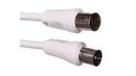 Kable - Goobay Wentronic kabla współosiowego kabla współosiowego/Stecker  BNC/BNC gniazdo 2 fachschirm 2.5 m Biały 11511-GB - miniaturka - grafika 1