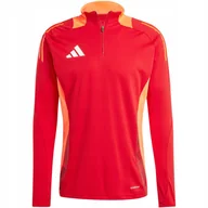 Bluzy męskie - Bluza męska adidas Tiro 24 Competition Training Top czerwona IS1644 M - miniaturka - grafika 1