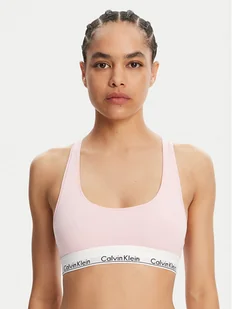 Calvin Klein Underwear Biustonosz top 0000F3785E Różowy - Koszulki sportowe damskie - miniaturka - grafika 1