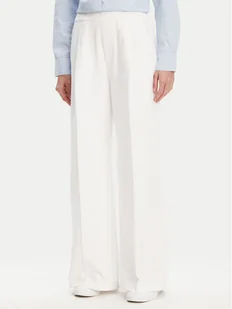 United Colors Of Benetton Spodnie palazzo 4DUKDF01B Biały Wide Leg - Spodnie damskie - miniaturka - grafika 1