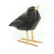 Figurki dekoracyjne - Figurka Love Bird czarny - miniaturka - grafika 1