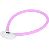 Odblaski i adresówki - AniOne Opaska odblaskowa Silikon Łańcuszek różowy S-M - miniaturka - grafika 1