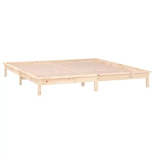 Lumarko Rama łóżka z LED, 140x190 cm, lite drewno - Łóżka - miniaturka - grafika 7