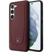 Etui i futerały do telefonów - Mercedes MEHCS23SARMRE S23 S911 czerwony/red hardcase Leather Urban Bengale - miniaturka - grafika 1