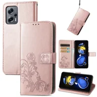 Etui i futerały do telefonów - Pokrowiec König Design kompatybilny z etui na telefon Xiaomi Redmi Note 11T 5G ze skóry syntetycznej - etui na telefon w kolorze różowego złota - miniaturka - grafika 1