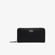Portfele - Damski Portfel LACOSTE WALLET NF2900PO.000 – Czarny - miniaturka - grafika 1