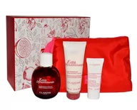 Zestawy kosmetyków damskich - Clarins zestaw Eau Dynamisante 100 ml + Eau Dynamisante Body Lotion 100 ml + Exfoliating Body Scrub 30 ml - miniaturka - grafika 1