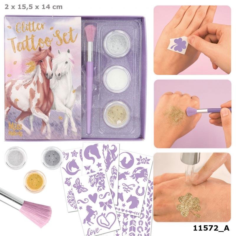 DEPESCHE, Zestaw Brokatowych Tatuaży Miss Melody 11572A