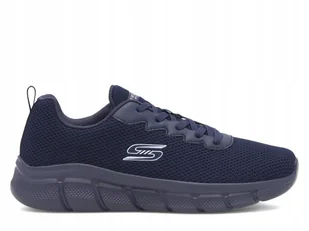 Buty Męskie Skechers 118106NVY Bobs B Flex Chill Edge Niebieskie 42 - Buty sportowe męskie - miniaturka - grafika 1