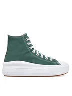Trampki damskie - Converse Trampki Chuck Taylor All Star Move Platform A10664C Zielony - miniaturka - grafika 1