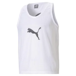 Tank top męski Puma Bib biały 65725104-L - Koszulki męskie - miniaturka - grafika 1