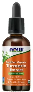 NOW Foods - Kurkuma Extract Liquid, Organic, Płyn, 59 ml - Witaminy i minerały - miniaturka - grafika 1