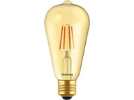Żarówki LED - Żarówka LED TOSHIBA Filament Amber ST64 400lm 4,5W 2200K E27 - miniaturka - grafika 1