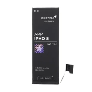 Wymienna bateria Bluestar kompatybilna z telefonem iPhone 5 1440 mAh Accu APN 616-0613 - Baterie do telefonów - miniaturka - grafika 1