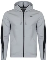 Bluzy męskie - REEBOK - BLUZA MĘSKA DreamBlend FZ Hoodie H49870-L - miniaturka - grafika 1