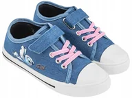 Moda i Uroda OUTLET - Stitch Leomil Trampki tenisówki dziecięce niebieskie jeansowe r.28 - miniaturka - grafika 1