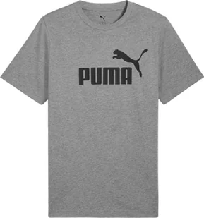 Koszulka męska Puma Ess No.1 Logo Tee szara 682532 03 L - Koszulki męskie - miniaturka - grafika 1