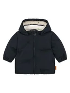 Bluzy i sweterki niemowlęce - Steiff Kurtka pikowana w kolorze czarnym - miniaturka - grafika 1